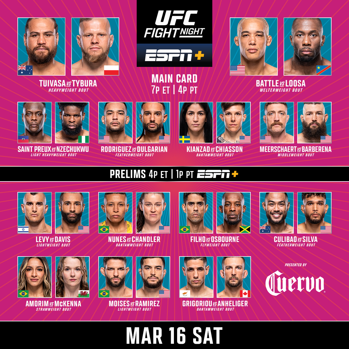 ufc's tweet photo. Big night ahead 👀

[ #UFCVegas88 | B2YB @JoseCuervo | Live on @ESPNPlus ] https://t.co/JsFsp4XssE