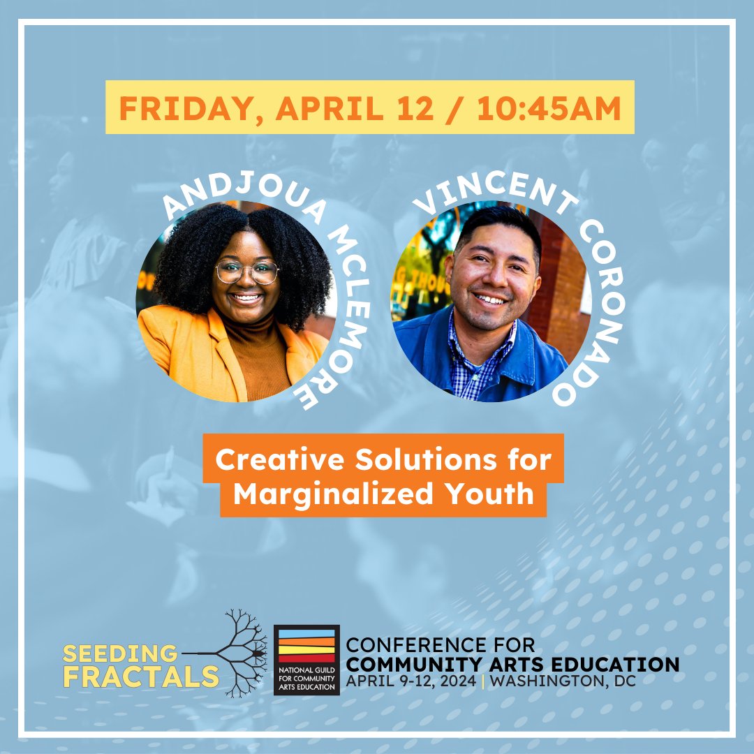 National Guild (@communityartsed) on Twitter photo Our Final Friday  🌟Spotlight🌟 Don't miss these amazing sessions and speakers and make sure you register before our March 22 deadline! Learn more and and register ow.ly/nraT50QUMRJ Our Final Friday  🌟Spotlight🌟 Don't miss these amazing sessions and speakers and make sure you register before our March 22 deadline! Learn more and and register ow.ly/nraT50QUMRJ