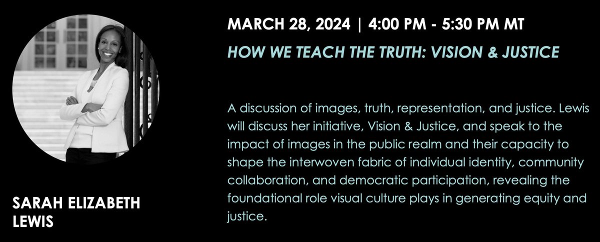 Looking forward to @CENTERSantaFe's scholar lecture, The Democratic Lens: Photography and Civic Engagement with @sarahelizalewis on 3/28
thedemocraticlens.org/scholar-lectur…