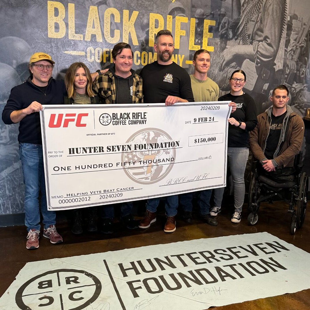 So, a few no-name employees donated $25 to ActBlue in 2020. Why is that news? What about the news that @blckriflecoffee donated $150,000 to HunterSeven to care for and screen veterans at risk for cancers? #RealNews