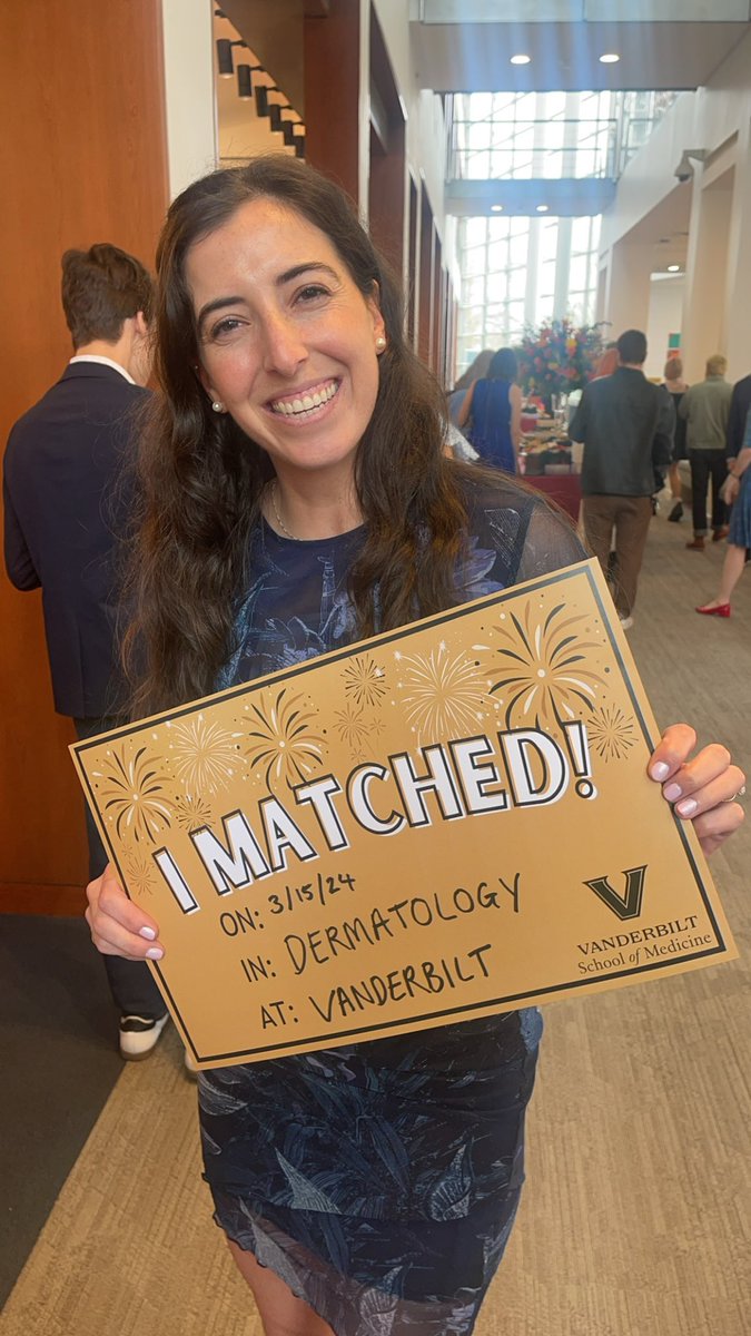 So excited to have matched at VANDERBILT for DERMATOLOGY!! Dream come true!🤩