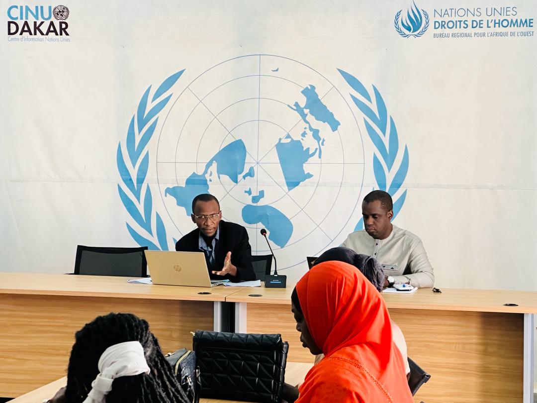 ONU_Droits_BRAO's tweet image. Ibrahima Dia du Conseil pour le respect de l’éthique et de la déontologie #CORED a également pris part aux travaux et animé une session l&apos;amélioration de l&apos;intégrité de l&apos;espace médiatique