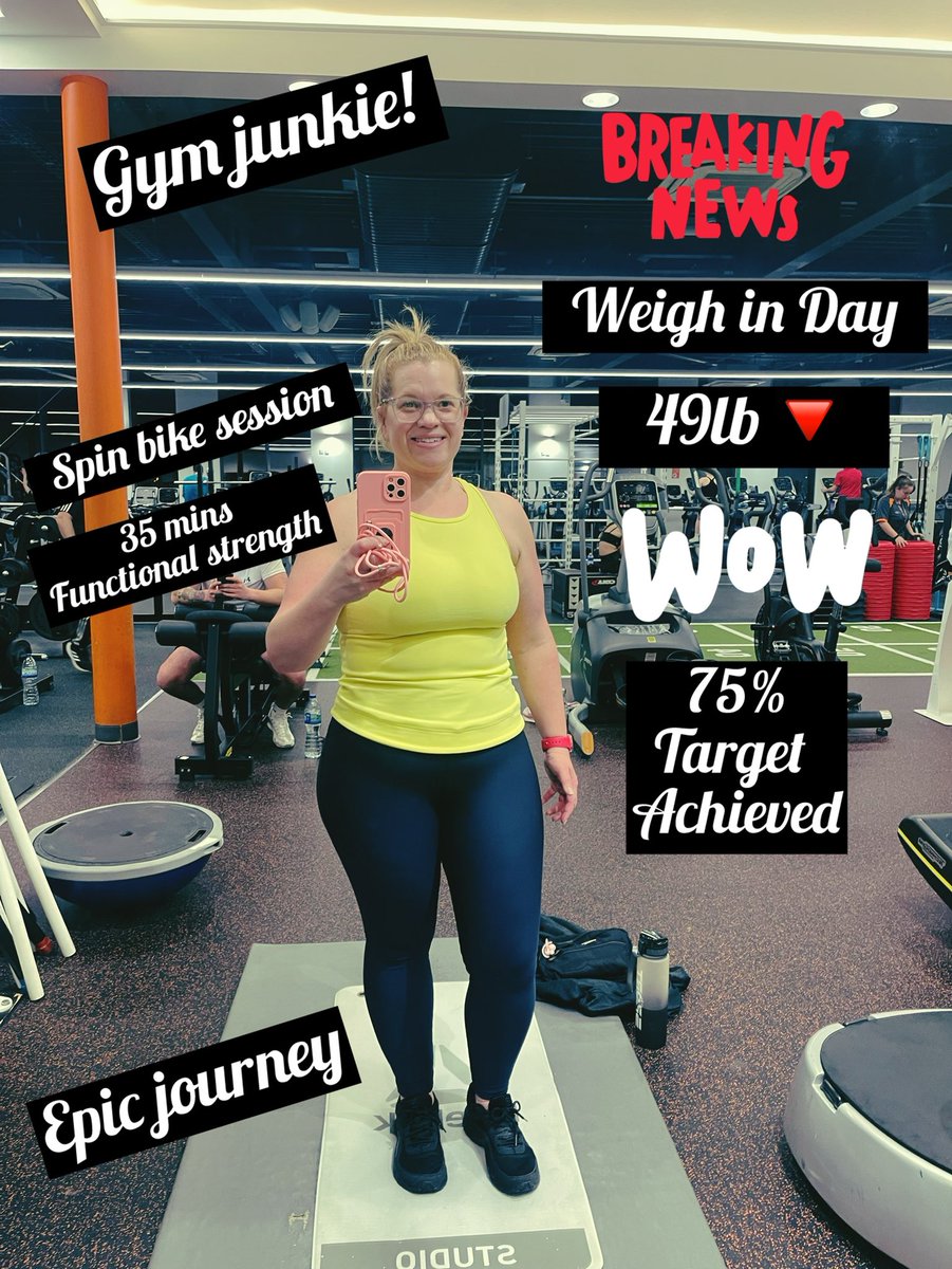 I’ve run 5k multiple times, my fat consistently cries whilst loosing its fat friends and I’m now spinning 10k 4x a week! 6 months into my journey - I’ve worked my arse off - literally! 49lb down! Final stage of my target to achieve - bring on the next 3 months!