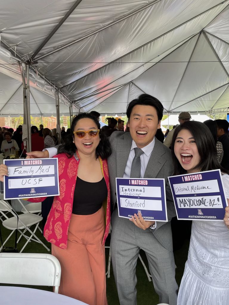 Mary Nguyen, MSc (@marynnguyen) on Twitter photo We are going to the Bay, babyyyyy!!
Ecstatic to be joining some amazing people @UCSFFCMRP <a href="/UCSFFamilyMed/">UCSF Dept. of Family & Community Medicine</a> for the #FMRevolution this #Match2024!
<a href="/aafp/">AAFP</a> <a href="/futurefamilymed/">Future Family Medicine (AAFP)</a> <a href="/cafp_familydocs/">CA Family Physicians</a> <a href="/UAZWIMSTucson/">UAZ Women in Medicine and Science-Tucson</a> <a href="/UAZMedTucson/">UA College of Medicine – Tucson</a> <a href="/UAZTucson_IMRes/">UArizona IM Residency, Tucson</a> <a href="/UAZHealth/">University of Arizona Health Sciences</a> We are going to the Bay, babyyyyy!!
Ecstatic to be joining some amazing people @UCSFFCMRP <a href="/UCSFFamilyMed/">UCSF Dept. of Family & Community Medicine</a> for the #FMRevolution this #Match2024!
<a href="/aafp/">AAFP</a> <a href="/futurefamilymed/">Future Family Medicine (AAFP)</a> <a href="/cafp_familydocs/">CA Family Physicians</a> <a href="/UAZWIMSTucson/">UAZ Women in Medicine and Science-Tucson</a> <a href="/UAZMedTucson/">UA College of Medicine – Tucson</a> <a href="/UAZTucson_IMRes/">UArizona IM Residency, Tucson</a> <a href="/UAZHealth/">University of Arizona Health Sciences</a>
