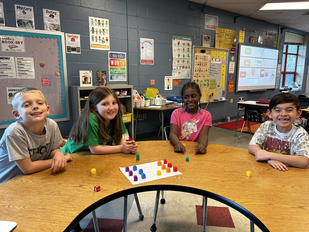 BrookeAmodei's tweet photo. Celebrated st patrick's day early in literacy with a rainbow roll &amp; read game to practice words ending in y! 🌈☘️📖@SolleyAACPS https://t.co/CXcfbQiVuO
