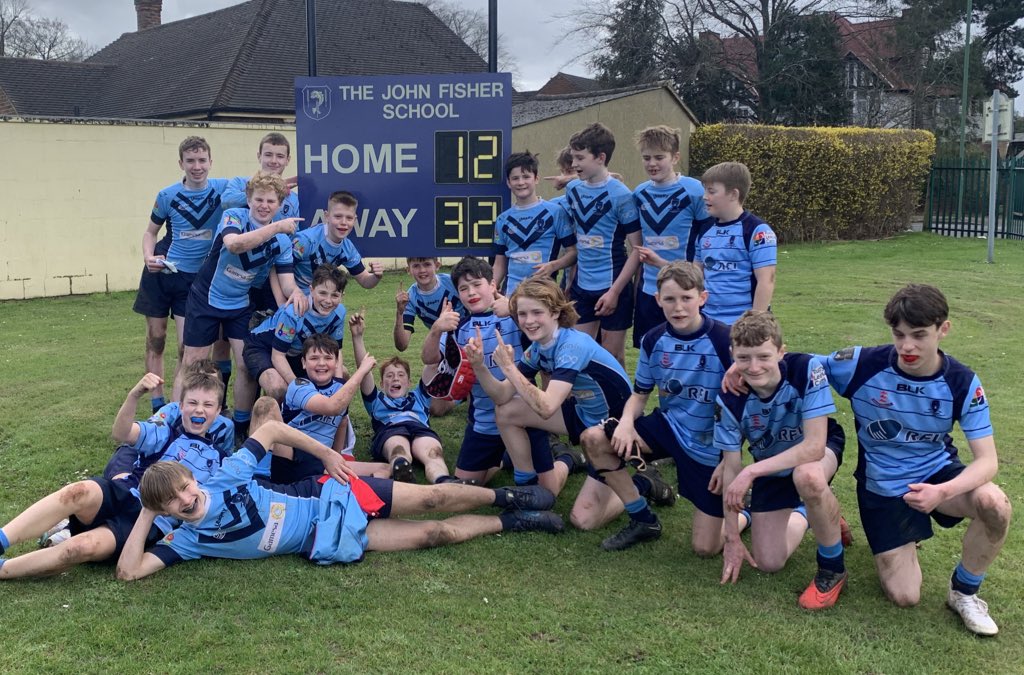 RygbiGlantaf's tweet photo. Perfformiad arbennig gan fechgyn @Ysgol_Glantaf heddiw ! Diolch i @JohnFisherSport am y croeso , thanks for your hospitality !! https://t.co/V6yXtB8hCh