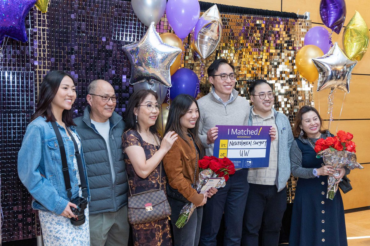 uwsomwwami's tweet photo. So much joy. Thrilled to be part of your adventure, future doctors #WWAMImatch. Big #HuskyMatch TY to @TheTaraBrown for great #Match2024 Seattle event images at https://t.co/jYE2hwu6Fz https://t.co/05ehfE1a7n