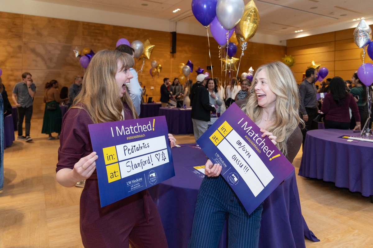 uwsomwwami's tweet photo. So much joy. Thrilled to be part of your adventure, future doctors #WWAMImatch. Big #HuskyMatch TY to @TheTaraBrown for great #Match2024 Seattle event images at https://t.co/jYE2hwu6Fz https://t.co/05ehfE1a7n