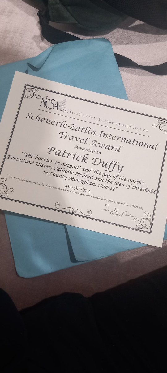 A big thank you to @NCSAscholars for their recognition of my paper at #ncsa2024thresholds. I very much hope those present enjoyed it!