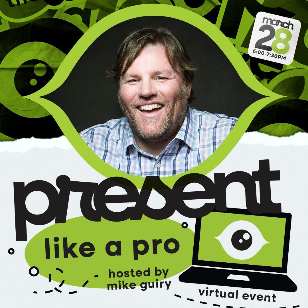 Join us for our "Present Like A Pro", with Mike Guiry of Shepherd Agency. Learn tips and tricks on how to present your creative work. 

Thurs. March 28, 2024
6:00PM - 7:30PM

AIGA Members: Free
Non-AIGA Members: $5

buff.ly/3wUiACN