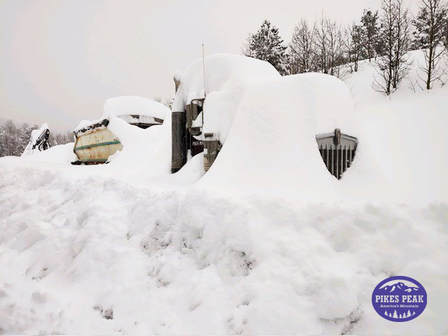 Well, we got some snow! At the Gateway, we have 38 inches, and 7 miles up the highway, we've measured 49 inches. We're expecting 4-5 feet of snow from mile 7 up to the summit, but we're still trying to confirm that. Our road crew has been hard at work for the past two days!