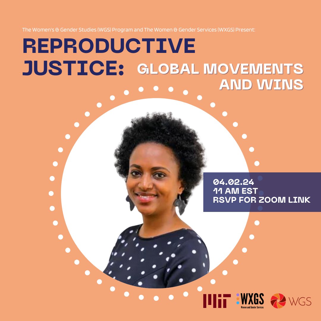 Reproductive Justice: Global Movements and Wins 🗓️ April 2nd @ 11 AM EST 📍 Zoom webinar Rsvp at tinyurl.com/wgsrjpanel?utm… Chantal Umuhoza is a Pan-Africanist, Feminist activist based in Rwanda and a member of RESURJ since 2016. Join us on April 2nd to learn about her work!