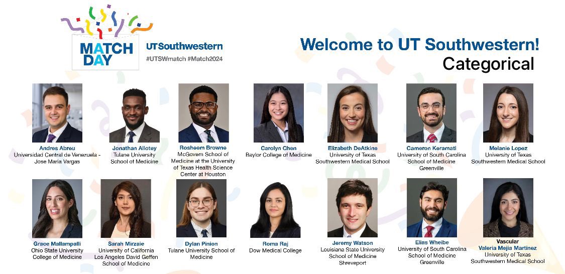 Welcome to the best General Surgical training program in the country @UTSW_Surgery !!!