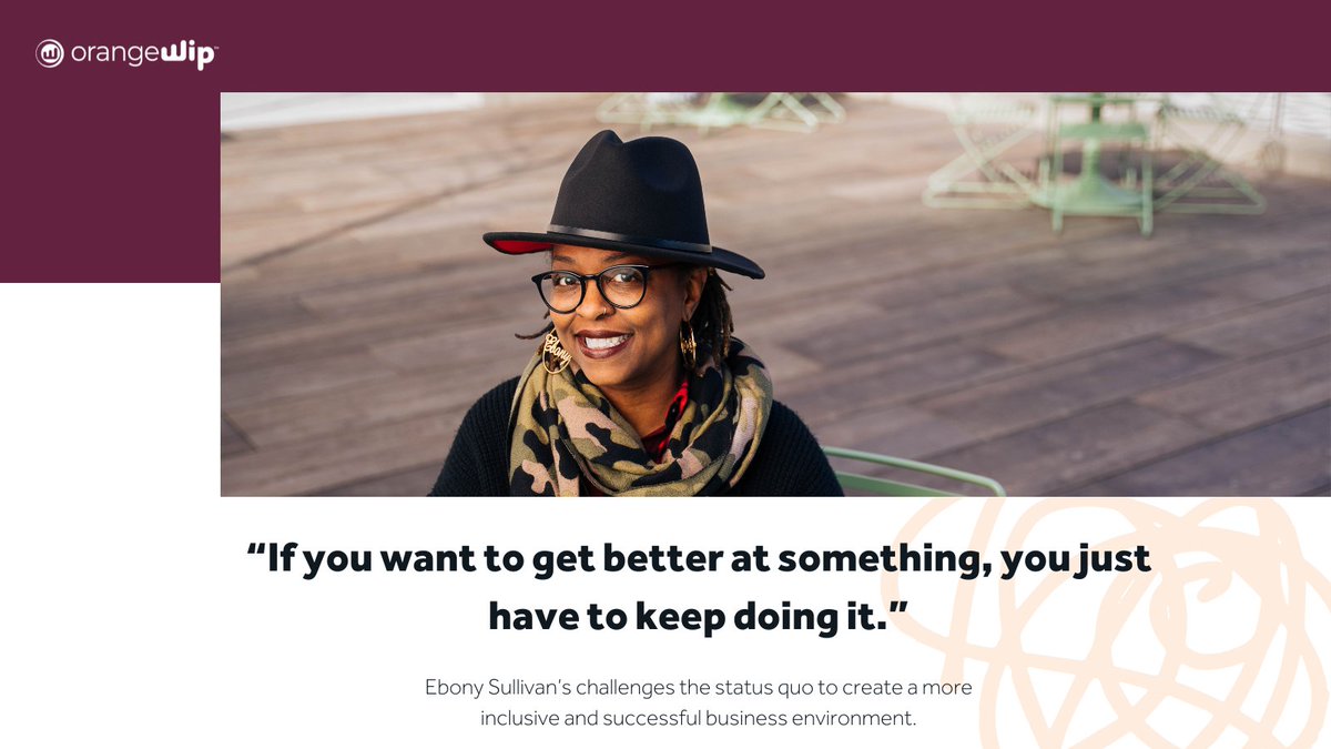 Ebony's story is a testament to the resilience required to be an entrepreneur. From selling real estate to running a restaurant, and now leading Cassy Electric. Read more and subscribe now: smpl.is/8sztv #OrangeWIP #EbonySullivan #Greenville