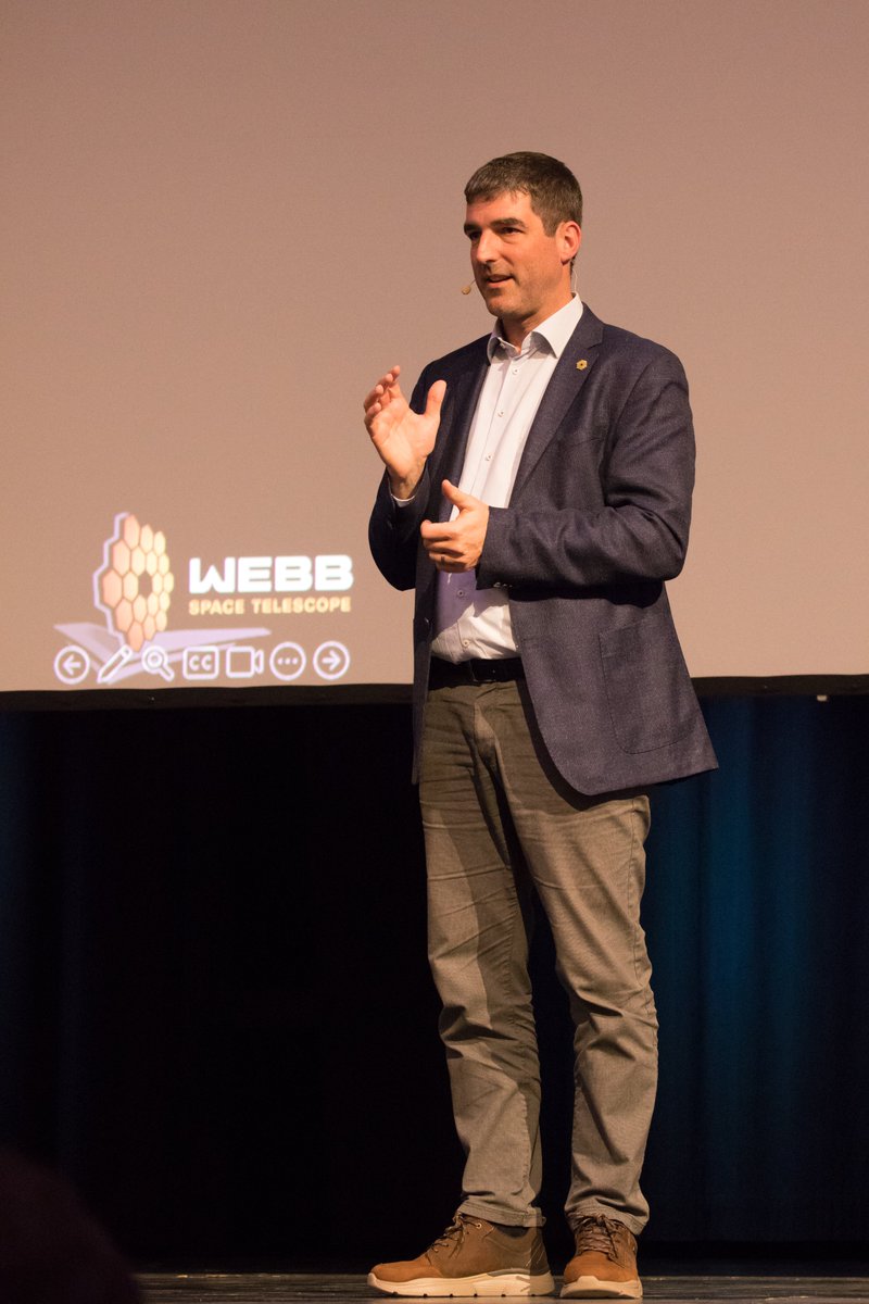 SIAF_UZH's tweet photo. We are honored to welcome Dr. Adrian M. Glauser from ETH Zürich's Institute for Particle Physics and Astrophysics to our Special Lecture Session at #WIRM. His talk on “The Cosmological Revolution with the James Webb Space Telescope” provided a breathtaking glimpse into the dark corners of the universe. At WIRM, we cherish the tradition of inviting luminaries from diverse scientific disciplines, enriching our community with unparalleled insights. Thank you, Dr. Glauser, for broadening our horizons and inspiring us to look beyond.

#SIAF #Asthma #Allergy #Immunology #Davos #WIRM #WIRM2024 #congress #network #phd #metabolism #health #onehealth #environment #autoimmune #space #jameswebb #telescope #physics