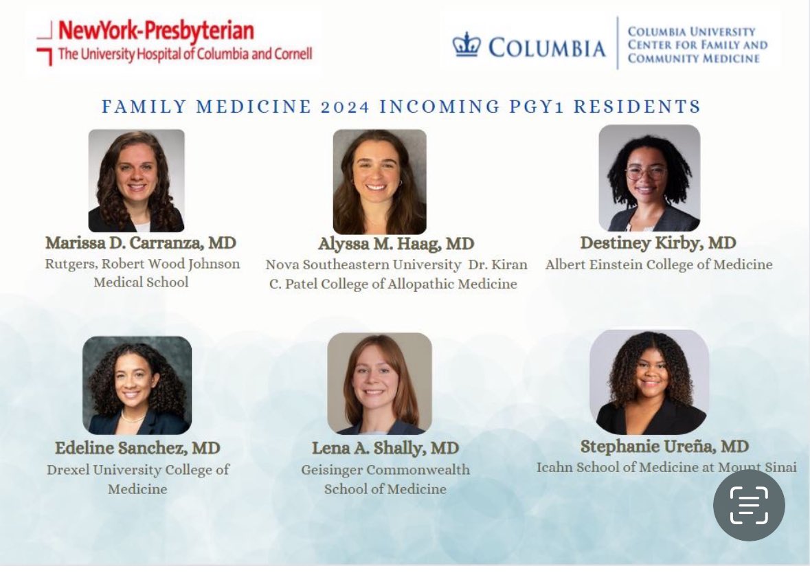 Welcome to @NYP_FamMed !!!! @DestineyKirby
