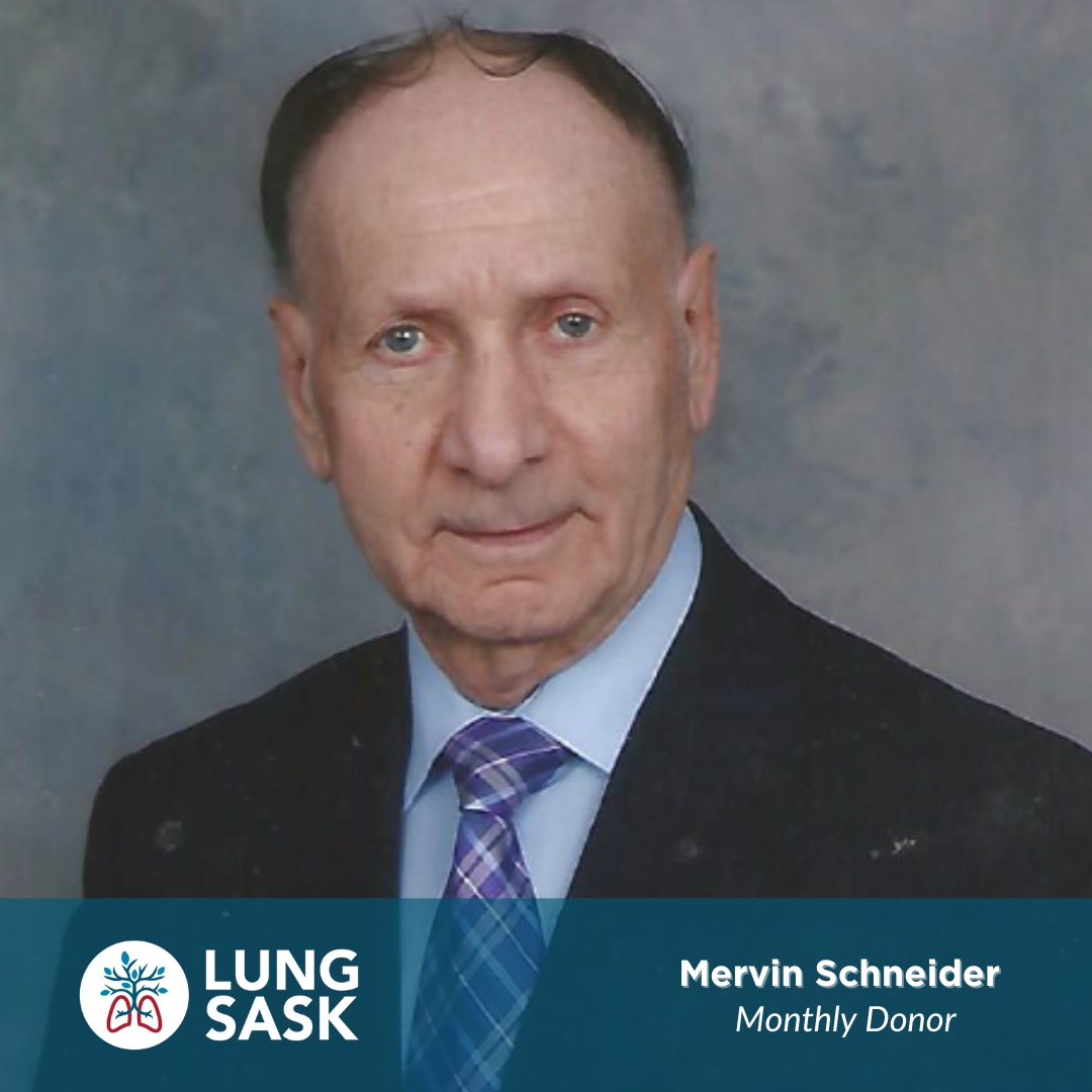 Monthly donors, like Mervin, play a crucial role ensuring our mission continues to thrive. This support ensures access to essential resources, education, and assistance for people with lung disease to live healthier lives. Your support saves lives. lungsask.ca/join-lung-sask…
