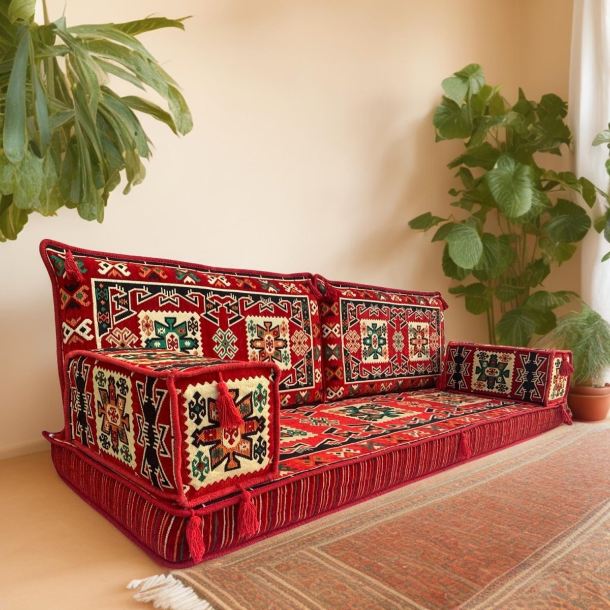 Elevate your home decor with Spirit Home Interiors. Order online now at spirithomeinteriors.com/home/110-perga… and infuse your living space with warmth and luxury!
#MiddleEasternStyle #MoroccanInspired #BohemianChic #FarmhouseDecor #ArabicMajlis #FloorCushion #HandmadeFurniture #VersatileDesign