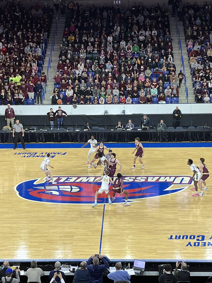 🏀 MIAA Division 2 Boys Basketball: 🏆 The first of 10 state championships this weekend is under way @TsongasCenter. @MCathletics1 @SHSEagleAD