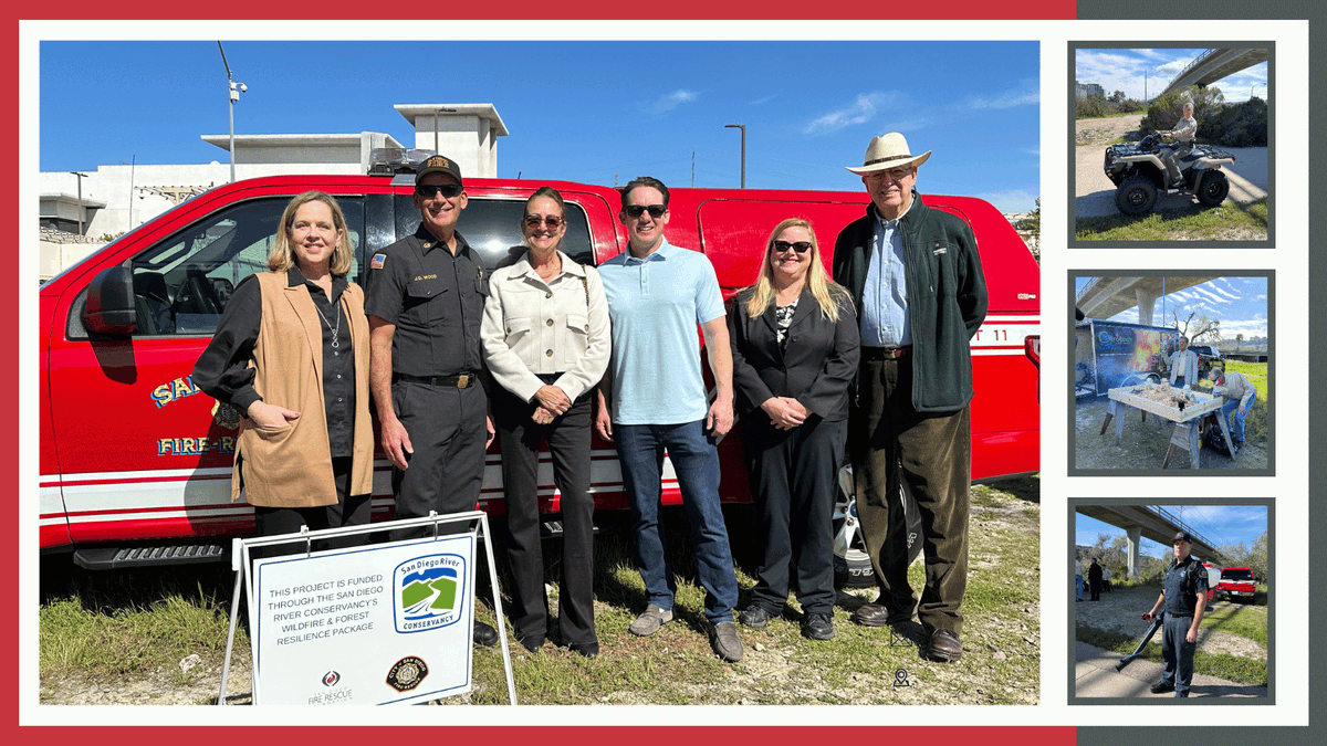 The Foundation was granted $367K by the San Diego River Conservancy. Funds will boost @SDFD's fire prevention efforts, merging new technology with environmental stewardship. Thanks to all involved for helping us work towards a safer future. #SDFD #wildfires #FireSafety