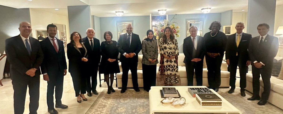 Alya Ahmed Saif Al Thani (@ambalyaalthani) on Twitter photo Such a delight to host a farewell dinner in honor of my dear sister Amb. Lana Nusseibeh who is concluding her tour of duty as PR <a href="/UAEMissionToUN/">UAE Mission to the UN</a> . It's been a great pleasure to work together on advancing the priorities of our 🇶🇦 🇦🇪 contries on many fronts <a href="/UN/">United Nations</a> .I wish her the very Such a delight to host a farewell dinner in honor of my dear sister Amb. Lana Nusseibeh who is concluding her tour of duty as PR <a href="/UAEMissionToUN/">UAE Mission to the UN</a> . It's been a great pleasure to work together on advancing the priorities of our 🇶🇦 🇦🇪 contries on many fronts <a href="/UN/">United Nations</a> .I wish her the very