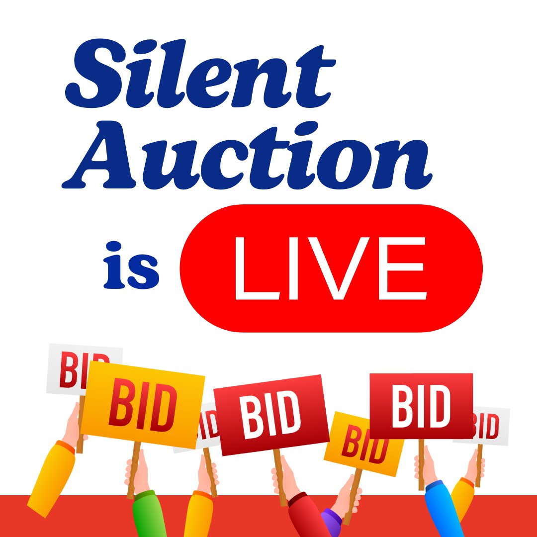 Silent Auction is LIVE! Friday 6 PM – Sunday 8 PM
Time to make your bids count! 
app.memberhub.gives/gcm2024/Campai…