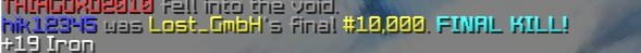 ReliableGuild's tweet image. congratulations Lost_GmbH for getting 10,000 Final Kills in BedWars!