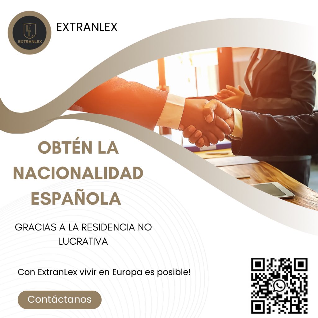 extranlexsl's tweet photo. Conoce sobre los beneficios de la Residencia no Lucrativa en España

Con ExtranLex vivir en Europa es posible!

#españa #nolucrativa #exploration #Europa2024 #extranlex #inmigracion #migracion #colombia #colombianosenelextranjero https://t.co/5G8ubfirkl
