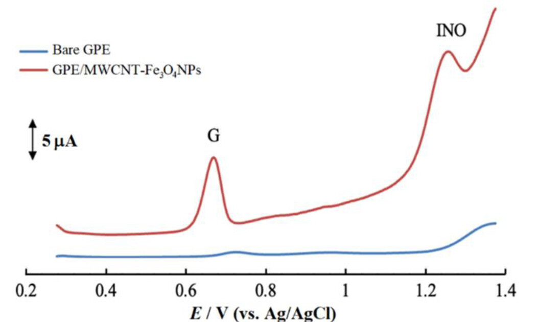 KermanLabUTSC's tweet image. The simultaneous voltammetric detection of guanine and inosine using a hybrid nanocomposite of multi‐walled carbon nanotubes and iron oxide nanoparticles - Soltani et al., 35, 2023, e202300045 …iencejournals.onlinelibrary.wiley.com/doi/10.1002/el… OPEN ACCESS 😊👏