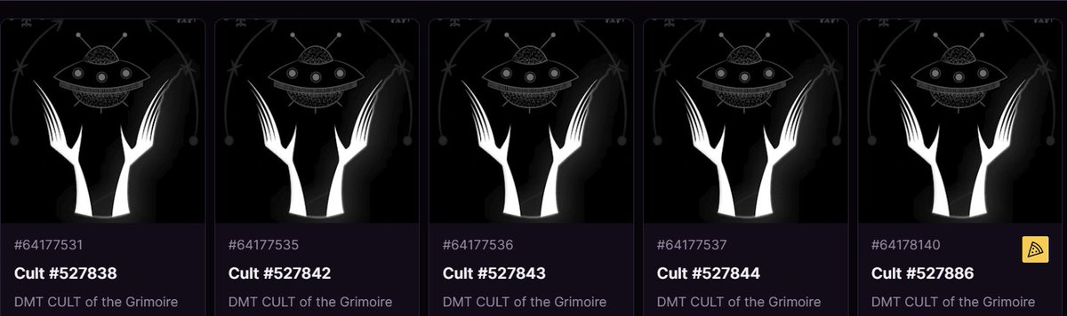 MAYKI (@maykimoon) on Twitter photo πͺΆ Just Sweeped 5 "DMT CULT of the Grimoire"
by <a href="/Frogland_io/">Notorious Frogs πΈ</a>
You should not fade ... Strong team behind !
#Ordinals #OrdinalsNFT #Bitcoin #MagicEden πͺΆ Just Sweeped 5 "DMT CULT of the Grimoire"
by <a href="/Frogland_io/">Notorious Frogs πΈ</a>
You should not fade ... Strong team behind !
#Ordinals #OrdinalsNFT #Bitcoin #MagicEden