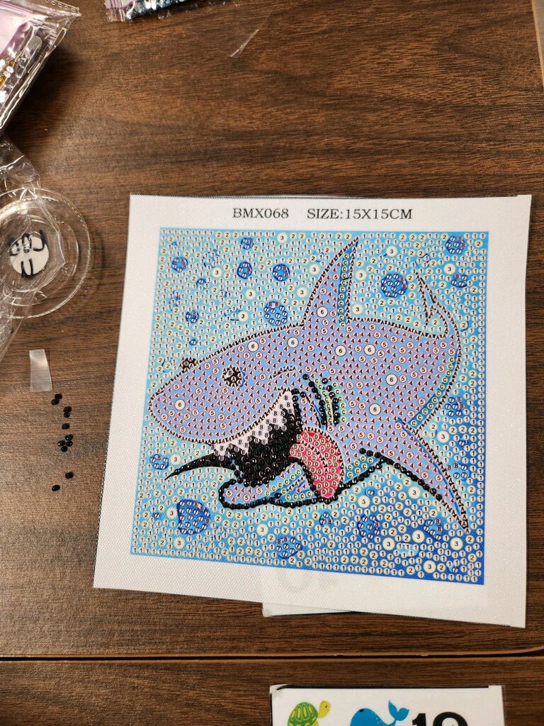 When it comes to the arts, we have all kinds! Diamond painting  club enjoys making their unique designs. The Coloring club allows students to color their unique projects!