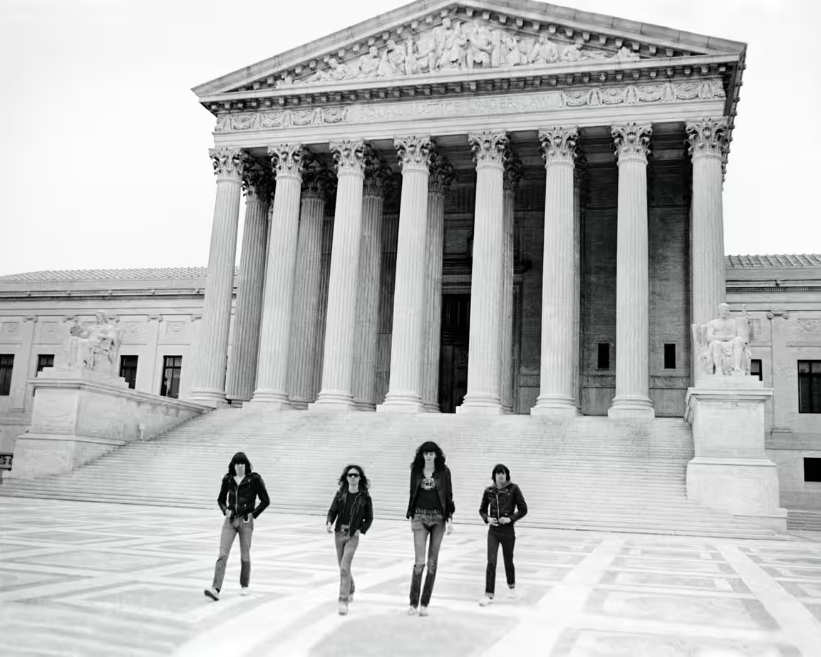 Bonzo goes to Bitburg, Ramones take over D.C. On this day in 1978, Ramones performed at the Warner Theatre in Washington D.C. Photo by Danny Fields