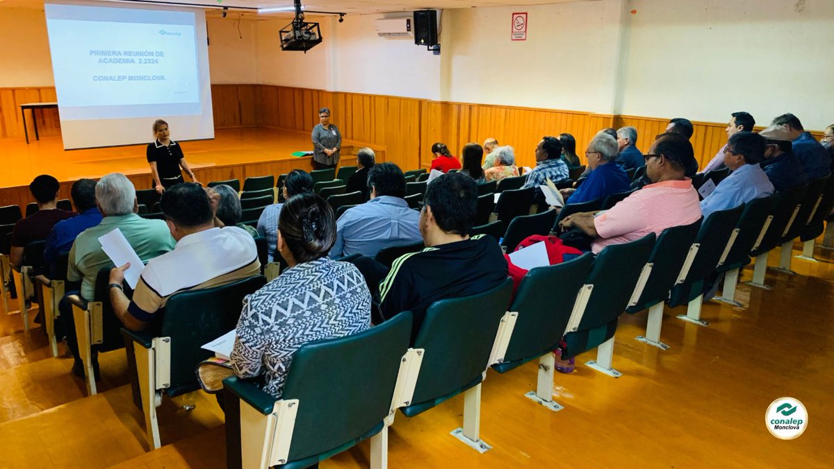 Conalep_Mva's tweet photo. ✅En Conalep Monclova  la Dra. @Deyanira_Ter,  el personal de Formación Técnica y docente llevaron a cabo la Primera reunión de academia del Ciclo Escolar 2.2324 con el firme objetivo de  fortalecer estrategias para generar impacto en la formación integral de nuestros alumnos.
🤩 https://t.co/vJQUbLDdN0
