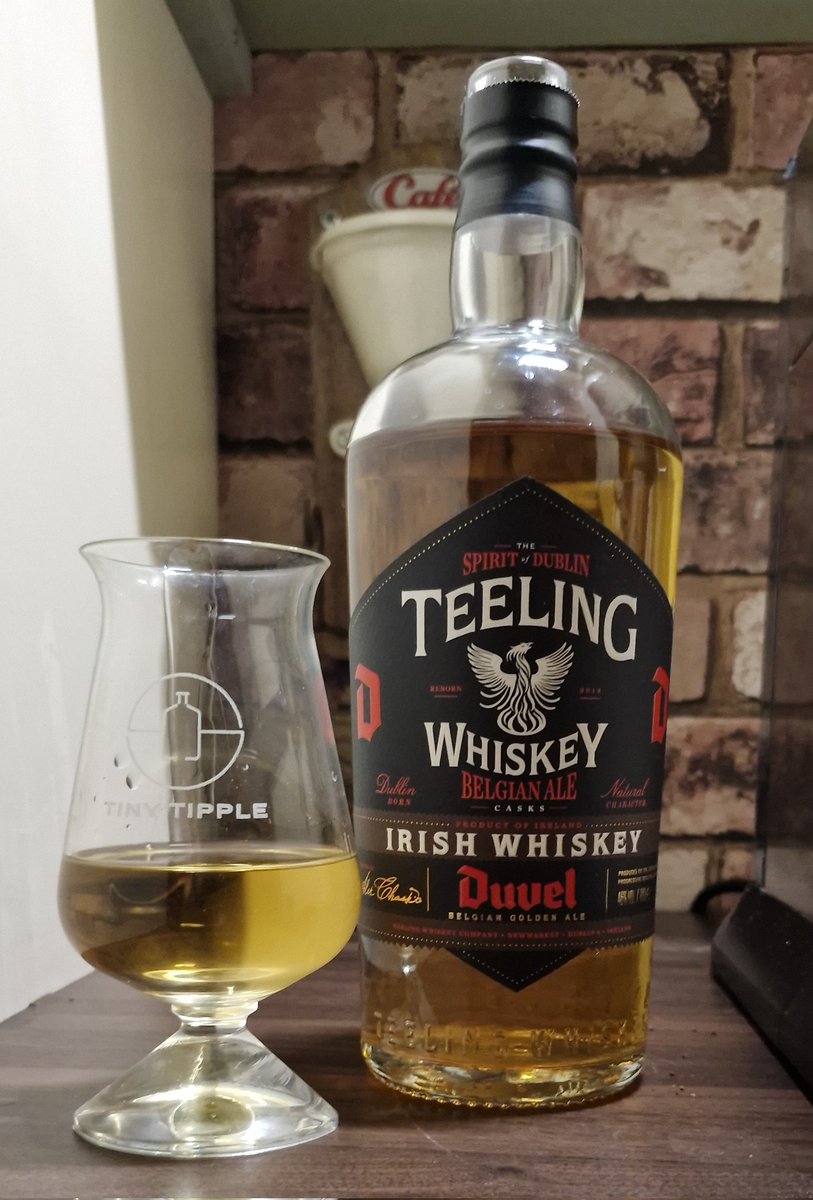 @decoreape7 @TeelingWhiskey @BertSmedley @PaulOBrien10 @Sav70 @BrianVolkert @Imagicranium @mjpm67 As promised Dec & for the small fellas 1st Decade on this planet, it's @TeelingWhiskey @DuvelUK Shame I don't have the beer to pair... #fridaynightdram