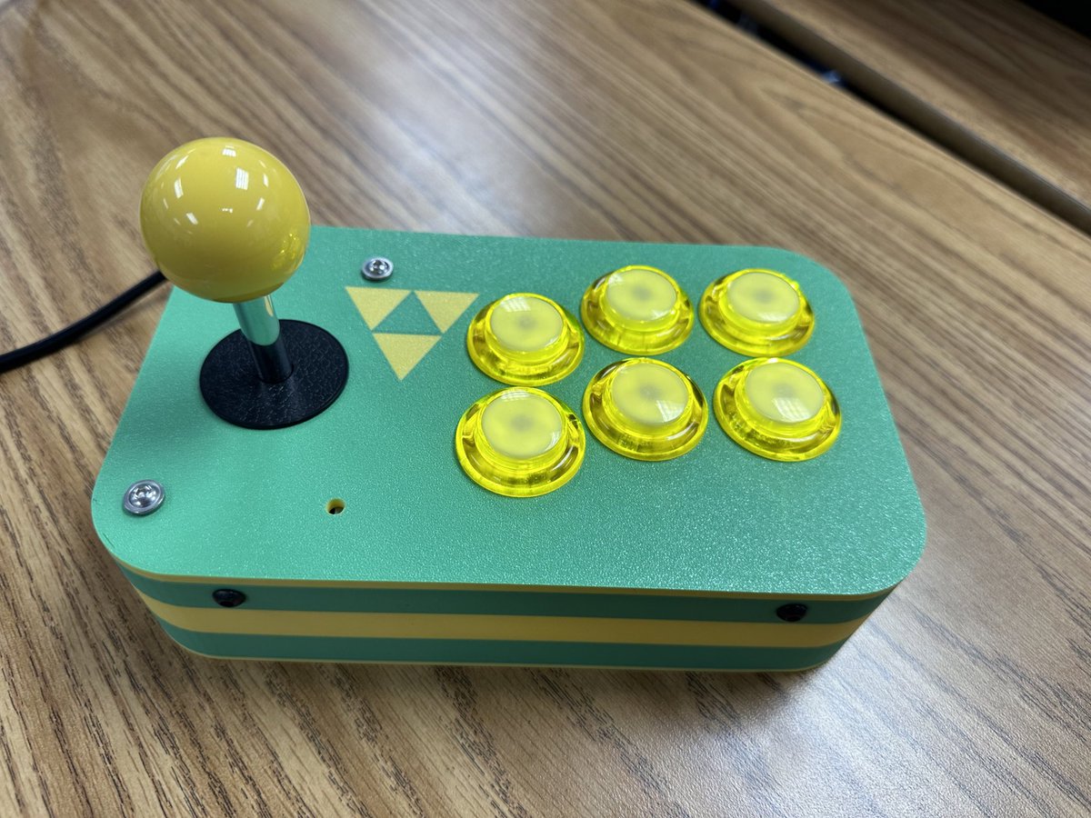 Day 132 we have our 3rd iteration of our arcade stick and this one is looking good. #RoadTo180