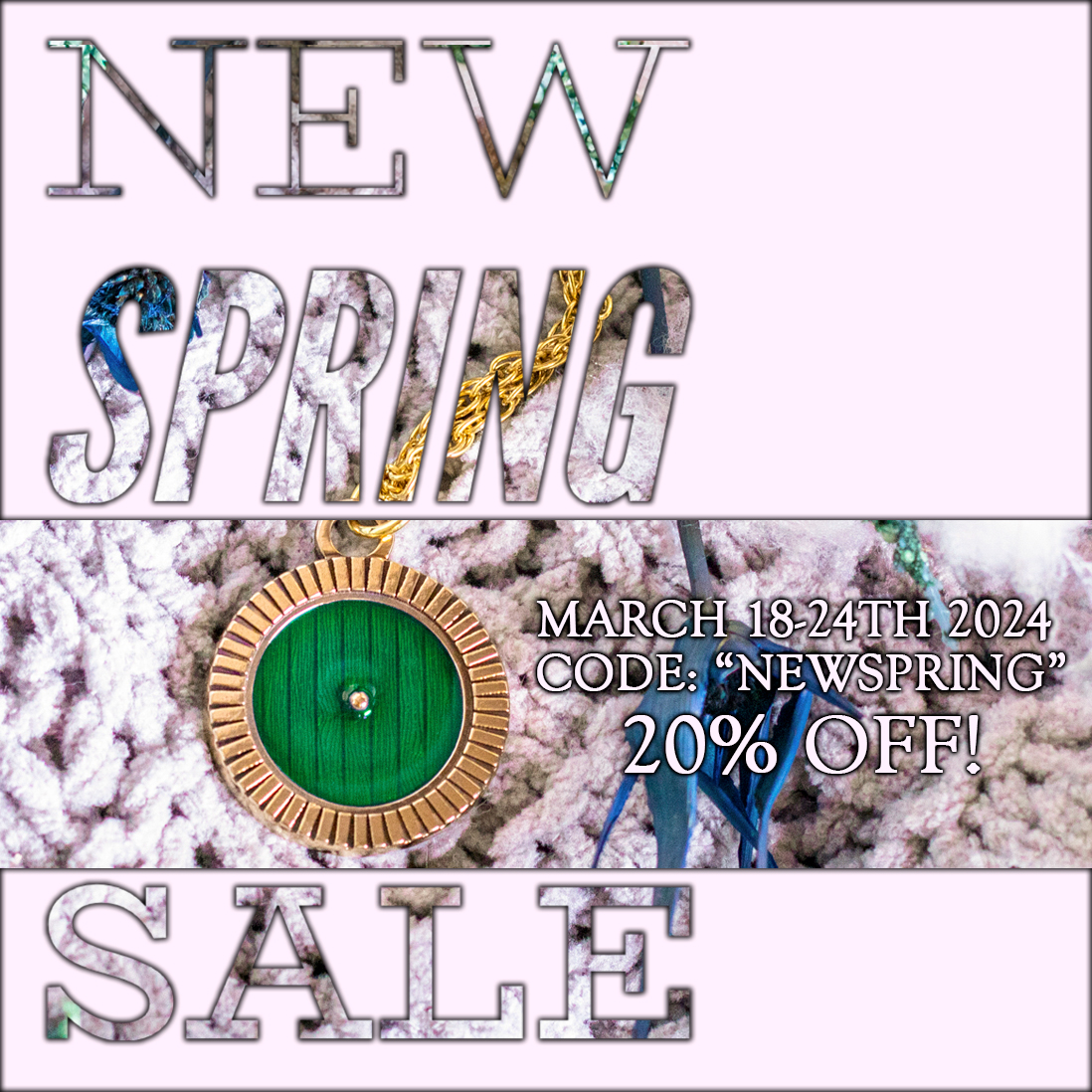 New Spring Sale! Take 20% off your total purchase* from Monday March 18th to sunday March 24th! Use code 'NEWSPRING' at check out! Handmade Vampire jewelry available at BadaliJewelry.com 🦇🩸🦇 *some restrictions may apply. #orderofthedragon #dracula #vampirejewelry