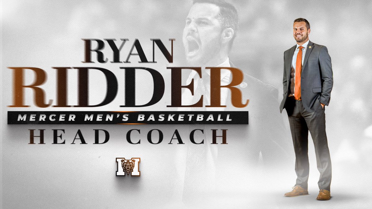 Excited to announce your Men’s Basketball Head Coach‼️ Welcome to Mercer @RyanRidder 📰 bit.ly/3vadSjX