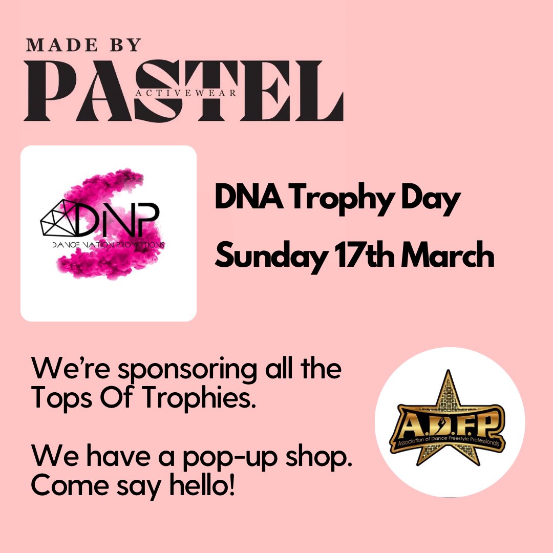 We’re excited to have our popup shop at this weekend DNP Trophy Day 🥰