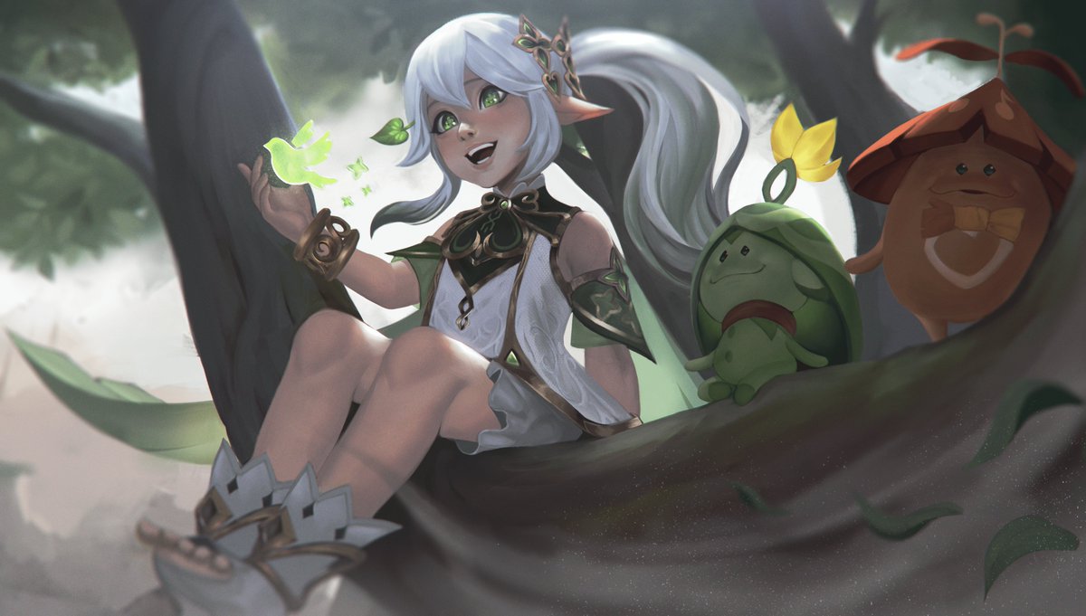 I'm so excited to finally post this! This is my nahida genshin impact fan splash art. 

For more details: artstation.com/artwork/Ry9VrE
#ArtistOnTwitter #GenshinImpact #Genshinfanart #Nahida