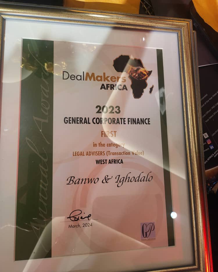 ose_anenih's tweet photo. Guess whose firm won the transaction flow, transaction value, deal flow and individual deal maker awards? 😌
#AsueIghodalo2024
#Edo2024
#CompetenceChallenge https://t.co/XQTKzF6TcH