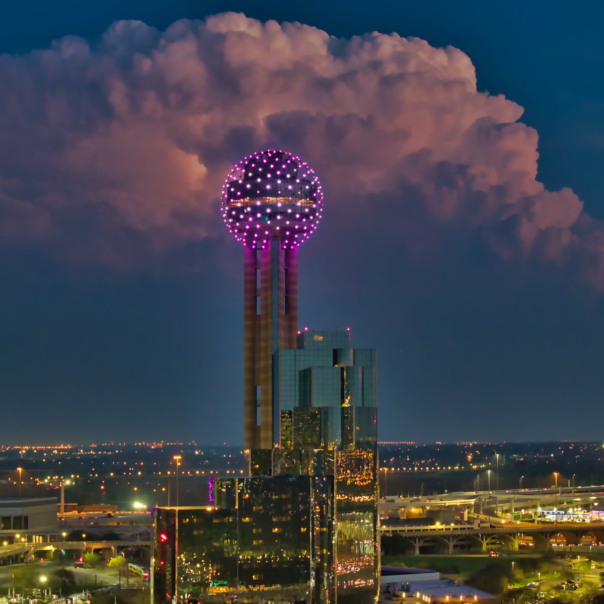 Dallas Pink Thunder Clouds