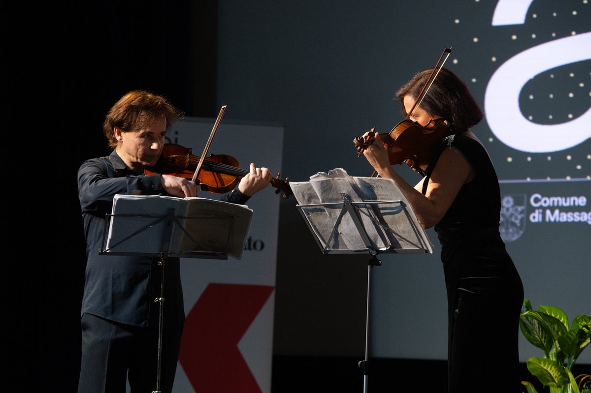 GialloMassagno's tweet photo. Natasha Korsakova e Manrico Padovani hanno proposto un repertorio musicale "giallo"... https://t.co/MYCtYkcg5q