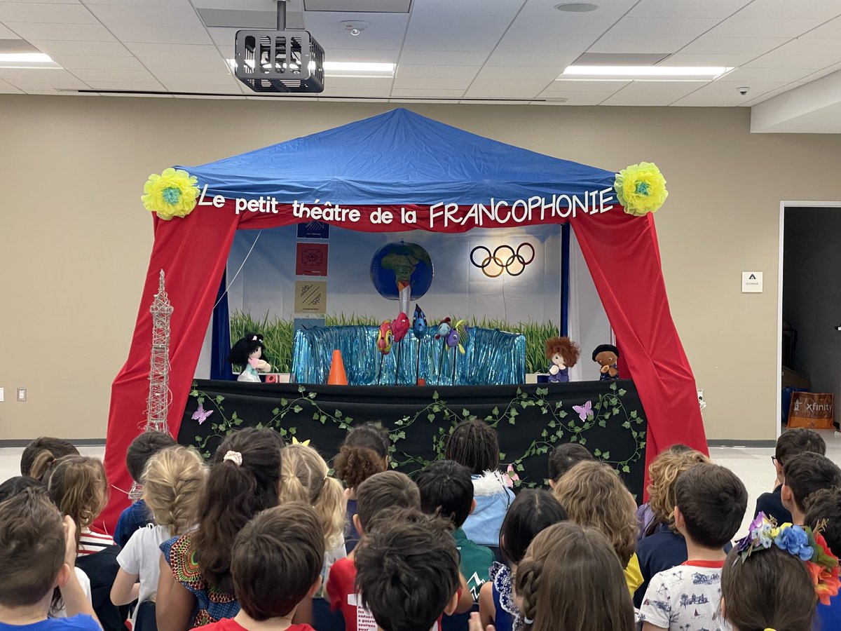 IrelandSeverine's tweet photo. Francophonie celebration ⁦@awtyintlschool⁩ ! Thank you to our parents for their puppet show performance. https://t.co/XyBqZGmkxe