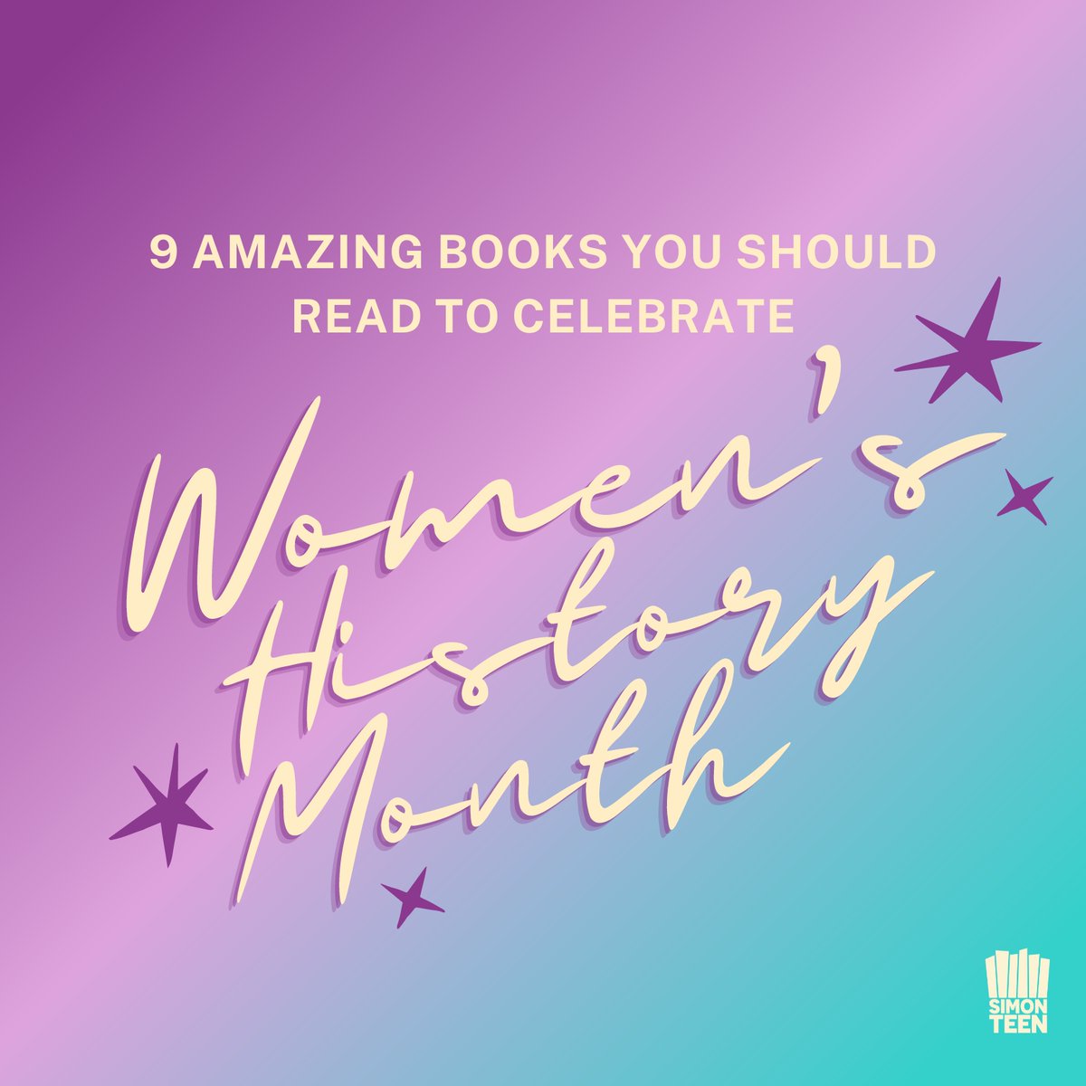 simonteen's tweet photo. Celebrate #WomensHistoryMonth with us by reading about these inspiring women! https://t.co/bywwuF3CvN https://t.co/mW1PYDQ2Yc