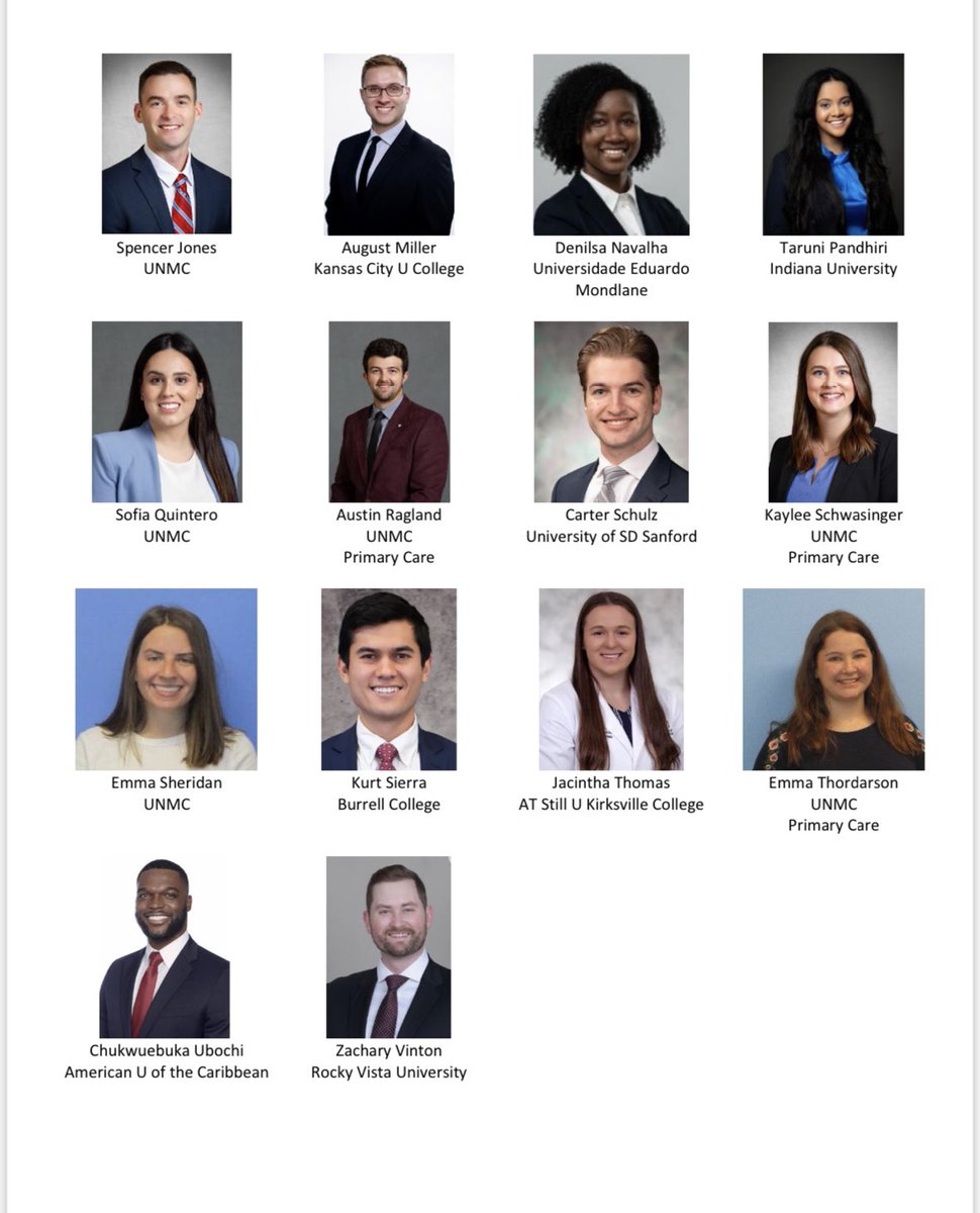 UNMCIMResidency's tweet photo. Congratulations and welcome to our new intern class! We can’t wait for July!!! #matchday #match2024 https://t.co/yI6gb8Ump8