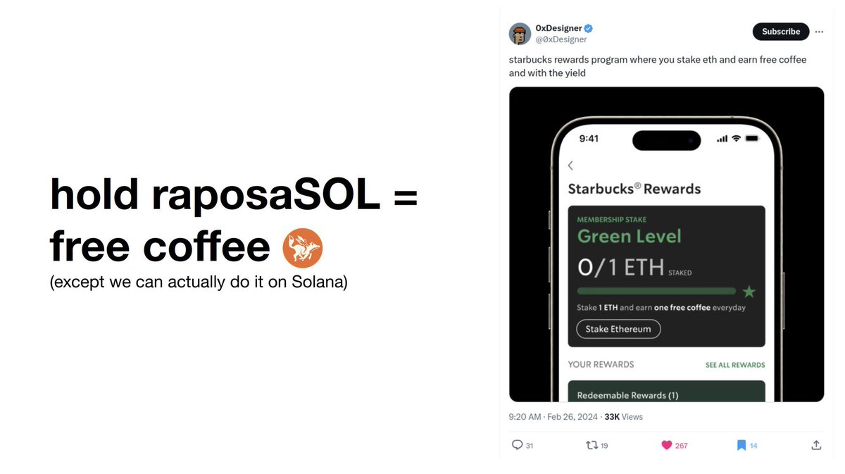 dirtySOK's tweet photo. Probably a good time to leak something else we are working on, that @Starbucks could never crack….

@sanctumso <> @RaposaCoffeeCo https://t.co/RcsOd6vTJh