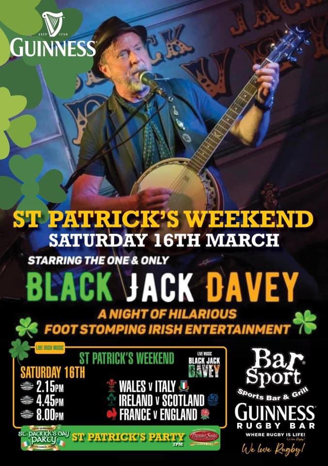 ThePremierSuite's tweet photo. ☘️ The Craic this St Pats Weekend at Cannock’s Little Ireland 🇮🇪
@Barsport & @ThePremierSuite
#StPatsWeekend #PaddysDay
#LiveIrishTrad #TheCraic #LiveIrishMusic #Cannock #Staffs https://t.co/GakA1zyb9W