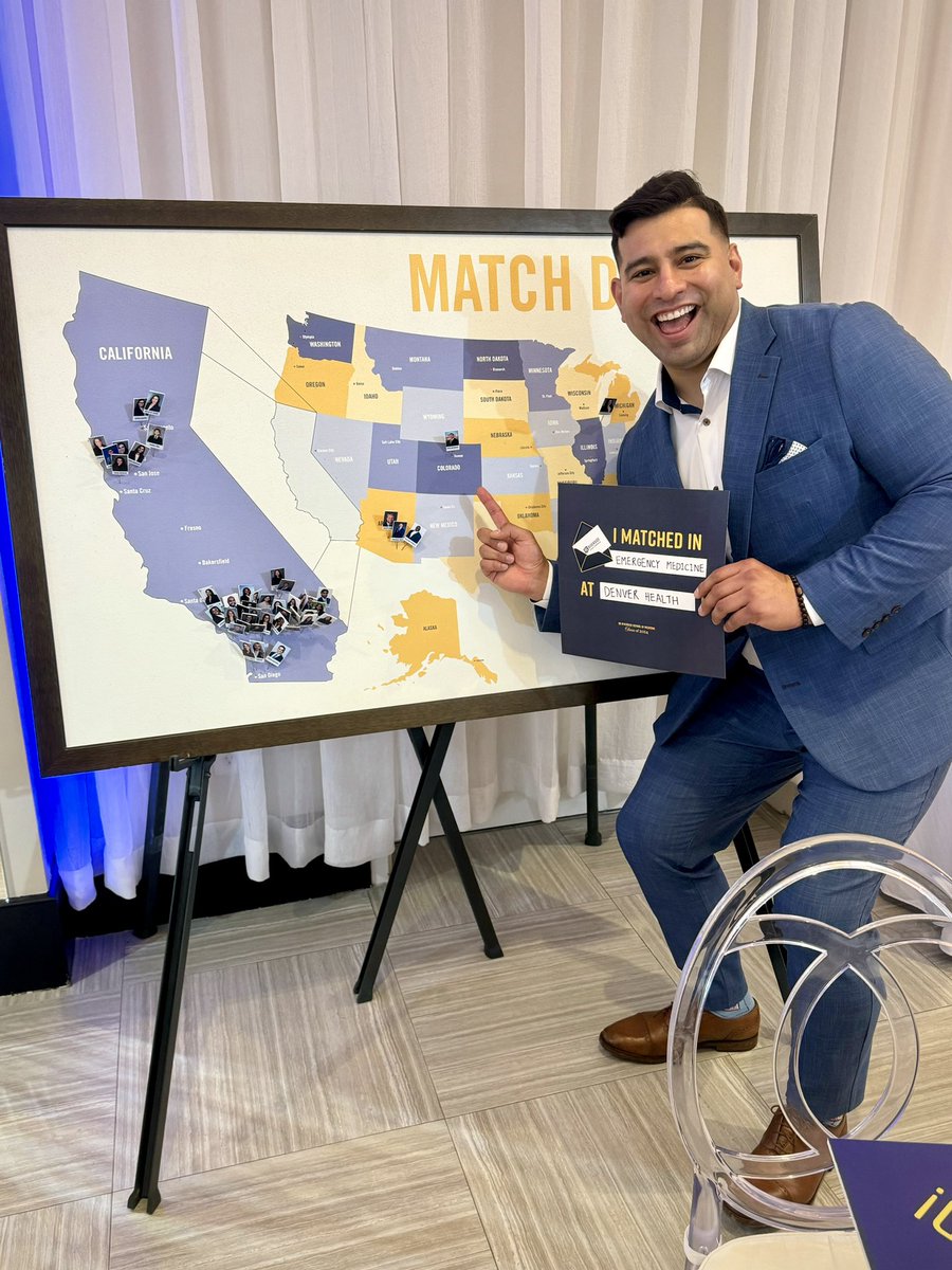 Today I matched my #1 and I am going to be an Emergency Medicine physician at Denver Health @DenverEMed !!! #MATCH2024 #MatchDay #MatchDay2024 #EMBound #EMRAfamily #SAEM #RAMSMatch