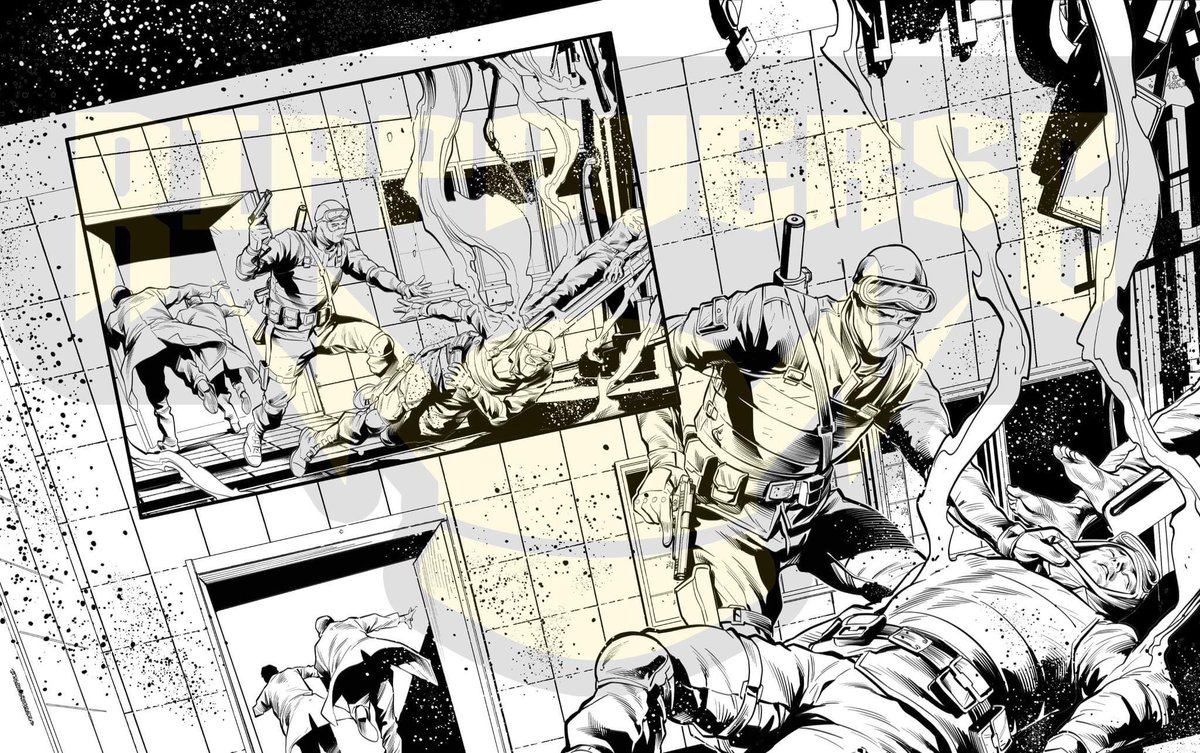twisted_twins's tweet photo. SNEAK PREVIEW of WILL CONRAD’s awesome AF artwork in MIKE BARON’s GOODYNG, which is UP NEXT AFTER YAIRA!! 🔥🔥🔥
#Rippaverse #Goodyng #WillConrad #MikeBaron https://t.co/MEDMpgI7IS