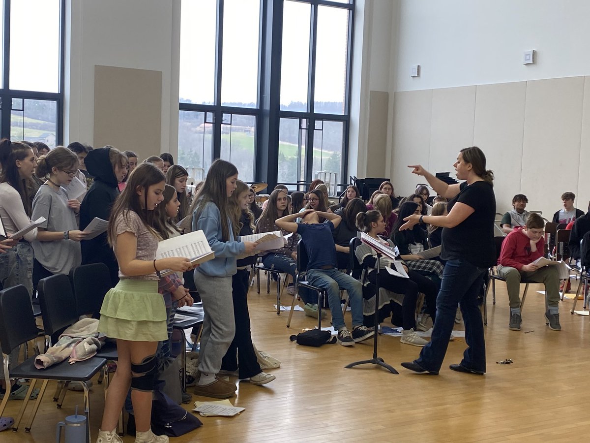 What 

What an incredible day. I am so honored to direct the Jr Choir this year and wow!!! all ensembles are sounding great! You won’t want to miss tomorrow’s concerts! 11am and 2pm, $4/$3 . Miller Theatre at Alfred U. #mycrcs <a href="/BandCrcs/">CRCS Band</a> <a href="/Mosher_Jeni/">Jeni Mosher</a> <a href="/feefifofum74/">Christopher Fee</a>